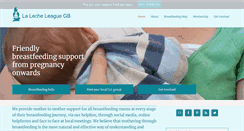 Desktop Screenshot of laleche.org.uk
